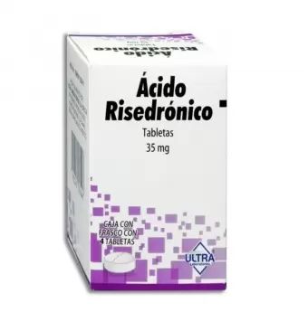 ÁCIDO RISEDRONICO ULTRA 35 MG CON 4 TABLETAS