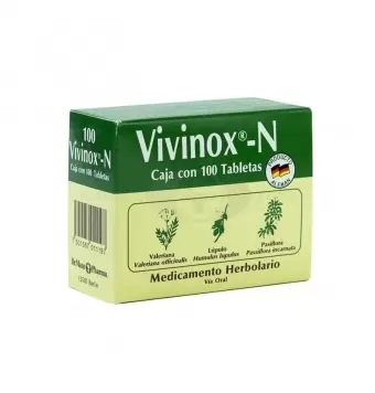 VIVINOX-N CAJA CON 100 TABLETAS