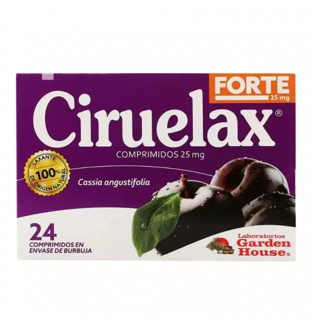 CIRUELAX FORTE DE 25 MG CON 24 COMPRIMIDOS