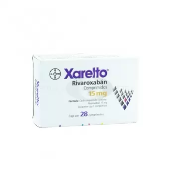 XARELTO 15 MG CON 14 COMPRIMIDOS