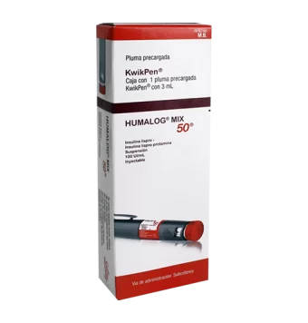 HUMALOG MIX 50 PLUMA PRECARGADA CON UN CARTUCHO DE 3 ml