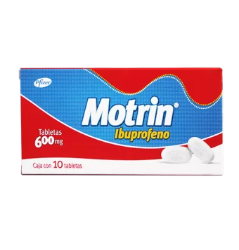 MOTRIN DE 600 MG CON 10 TABLETAS