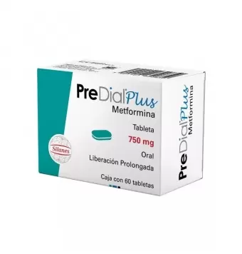 PREDIAL PLUS 750 MG CON 60 TABLETAS