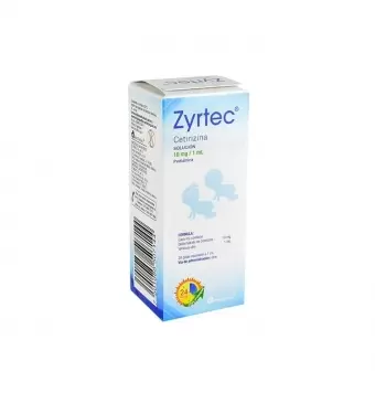 ZYRTEC PEDIATRICO SOLUCIÓN CON 10 ML