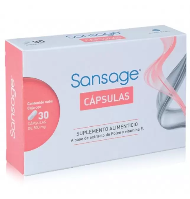 SANSAGE DE 500 MG SUPLEMENTO ALIMENTICIO CON 30 CÁPSULAS