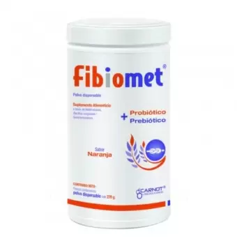 FIBIOMET SUPLEMENTO ALIMENTICIO POLVO SABOR NARANJA CON 270 G