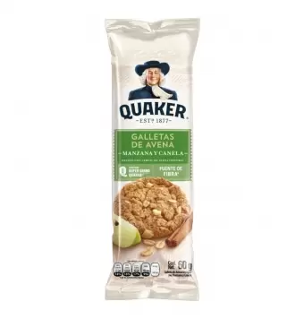 GALLETA QUAKER AVENA MANZANA DE 60 G