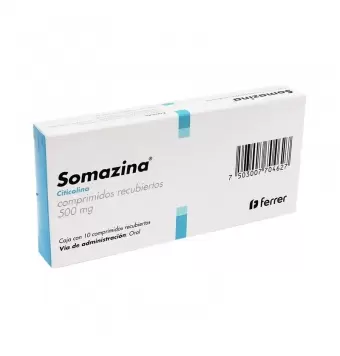 SOMAZINA 500 MG CON 10 TABLETAS