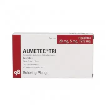 Almetec Tri 20/5/12.5Mg Caja con 14 Tabletas