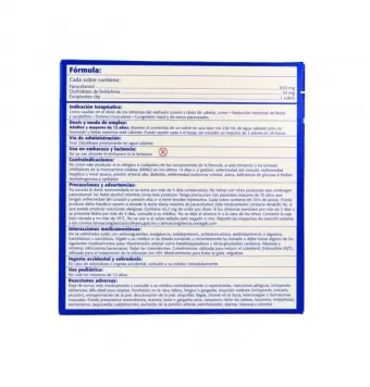 Theraflu Exthegran 650Mg/20Mg/10Mg Caja con 6 Sobres