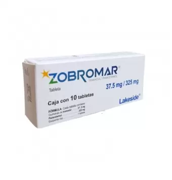 Zobromar 37.5mg/325mg: Alivio Efectivo del Dolor Agudo