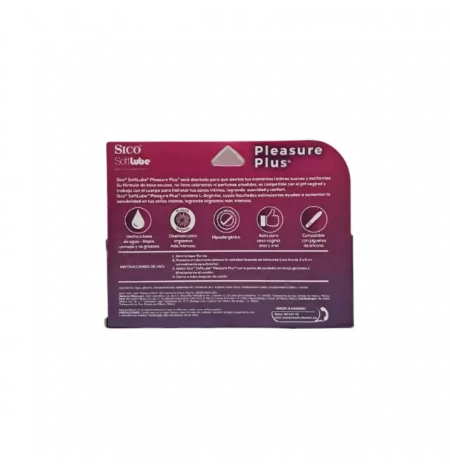 Lubricante Intimo En Gel Soft Lube Pleasure Plus 56.7 Gr