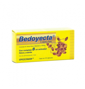 BEDOYECTA+G CAJA CON 30 TABLETAS