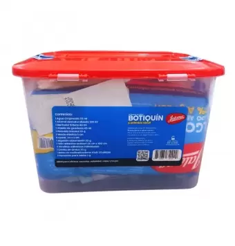 BOTIQUIN JALOMA PRIMEROS AUXILIOS CAJA CON 13 PIEZAS