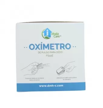 OXÍMETRO DE PULSO PARA DEDO FS10E INHALA CARE CON 1 PIEZA