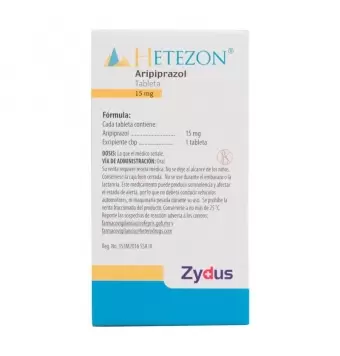 Hetezon 15 Mg 20 Tabletas