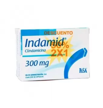 Indamid 300 Mg 16 Cáspulas