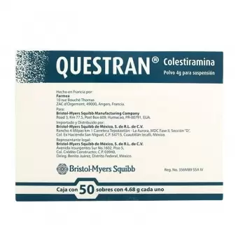 Questran Polvo 4g Suspensión 50 Sobres | Mejor Precio