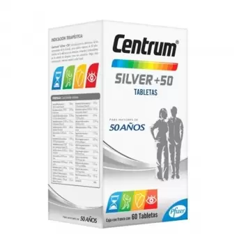 CENTRUM SILVER + 50 FRASCO CON 60 TABLETAS (1)