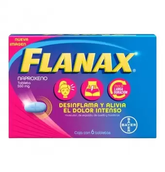 FLANAX FEM 550 MG CAJA CON 6 TABLETAS