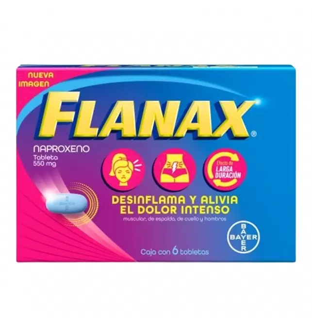 FLANAX FEM 550 MG CAJA CON 6 TABLETAS