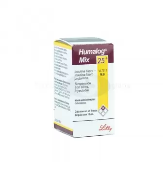 HUMALOG MIX 25 100UI/ML CON 10 ML FRASCO