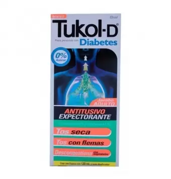 TUKOL-D DÍABETES JARABE DE 120 ML