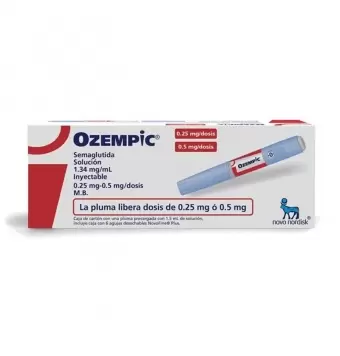 Ozempic 1.34 mg/mL - Pluma para Diabetes Dosis 0.25mg