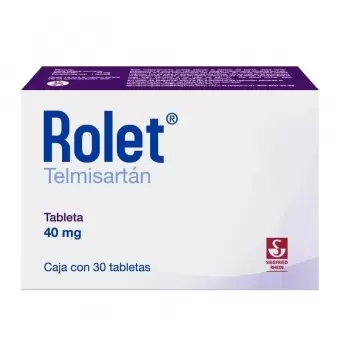 Rolet 40Mg Con 30 Tabletas