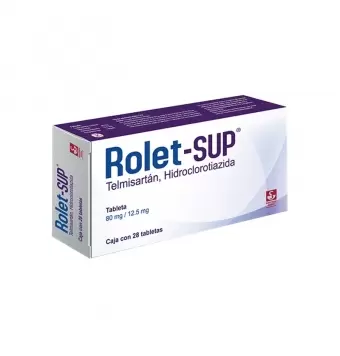 Rolet-Sup 80 Mg/12.5 Mg 28 Tabletas