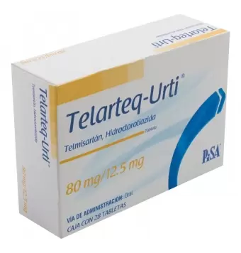 Telarteq Urti 80 Mg/12.5 Mg 28 Tabletas
