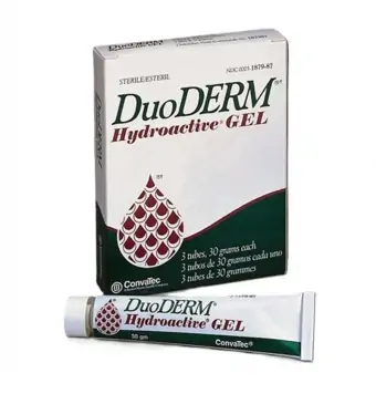 Gel Hidroactivo DuoDERM para Curación de Heridas 30 G, 3 Piezas