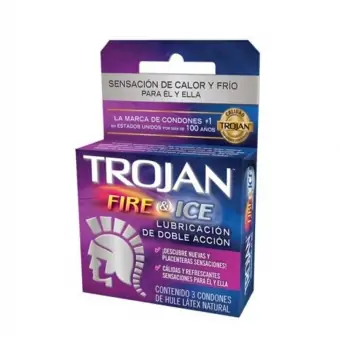 Condones Trojan Fire & Ice: Doble Sensación y Protección