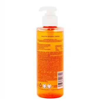 LIMPIADOR FACIAL POND'S 2 EN 1 HYDRA FRESH EXTRACTO DE NARANJA, 200 ML