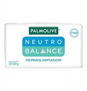 Jabón Palmolive Neutro Balance Dermolimpiador, 120 G