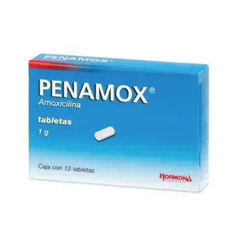 Penamox 1 G, 12 Tabletas