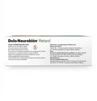 DOLONEUROBION RETARD CON 20 TABLETAS
