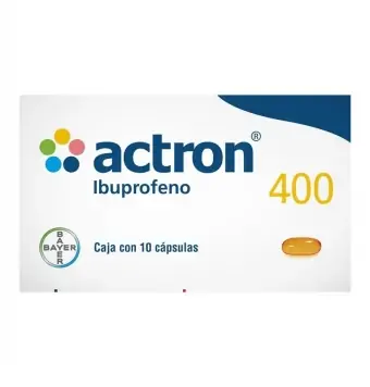 ACTRON 400 MG CON 10 CÁPSULAS