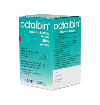 Octalbin Albumina Humana Solución 25% 50 ML - Mejor Precio
