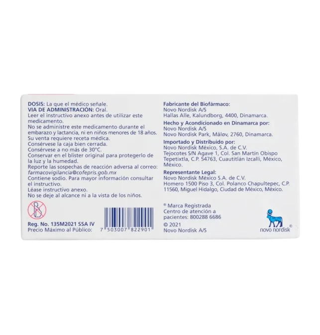 Rybelsus (Semaglutida) 7 Mg 30 Tabletas - Mejor Precio Rybelsus (Semaglutida) 7 Mg 30 Tabletas - Mejor Precio
