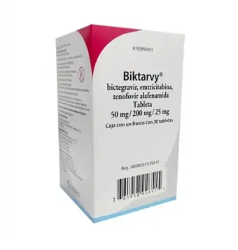 Biktarvy 50 MG / 200 MG / 25 MG 30 Tabletas | Al Precio Más Bajo