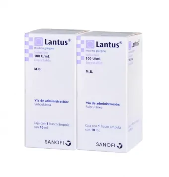 LANTUS FRASCO 10 ML COMBO 2 PIEZAS