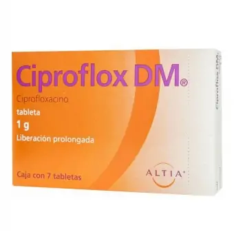 CIPROFLOX DM 1G CON 7 TABLETAS | Gran Precio