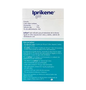 Iprikene Antidiarreico Cacao-Caramelo 8 Sobres 3 G