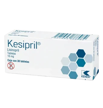 Kesipril (Lisinopril) 10 Mg 30 Tabletas | Farmacia Gloria