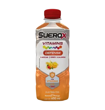 Suerox Electrolitos 8iones Naranja-Mango 360 ML | Precio y Beneficios