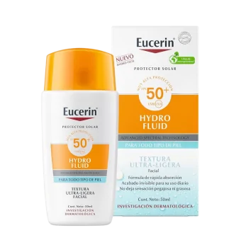 Eucerin Protector Solar Hydro Fluid FPS 50+ 50 ML | Precio y Usos