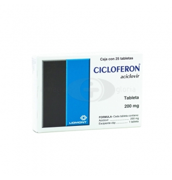 CICLOFERON 200 MG CON 25 TABLETAS (1)