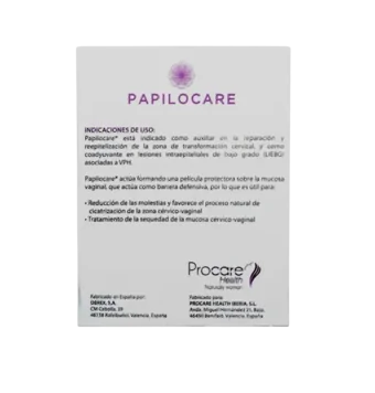 Gel Vaginal Papilocare 7 Tubos 5 ML C/U | Precio y Usos