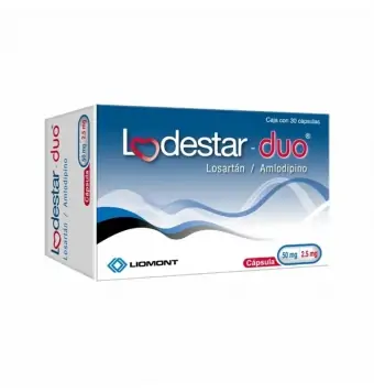 Lodestar Duo 50 Mg / 2.5 Mg 30 Cápsulas | Precio y Usos